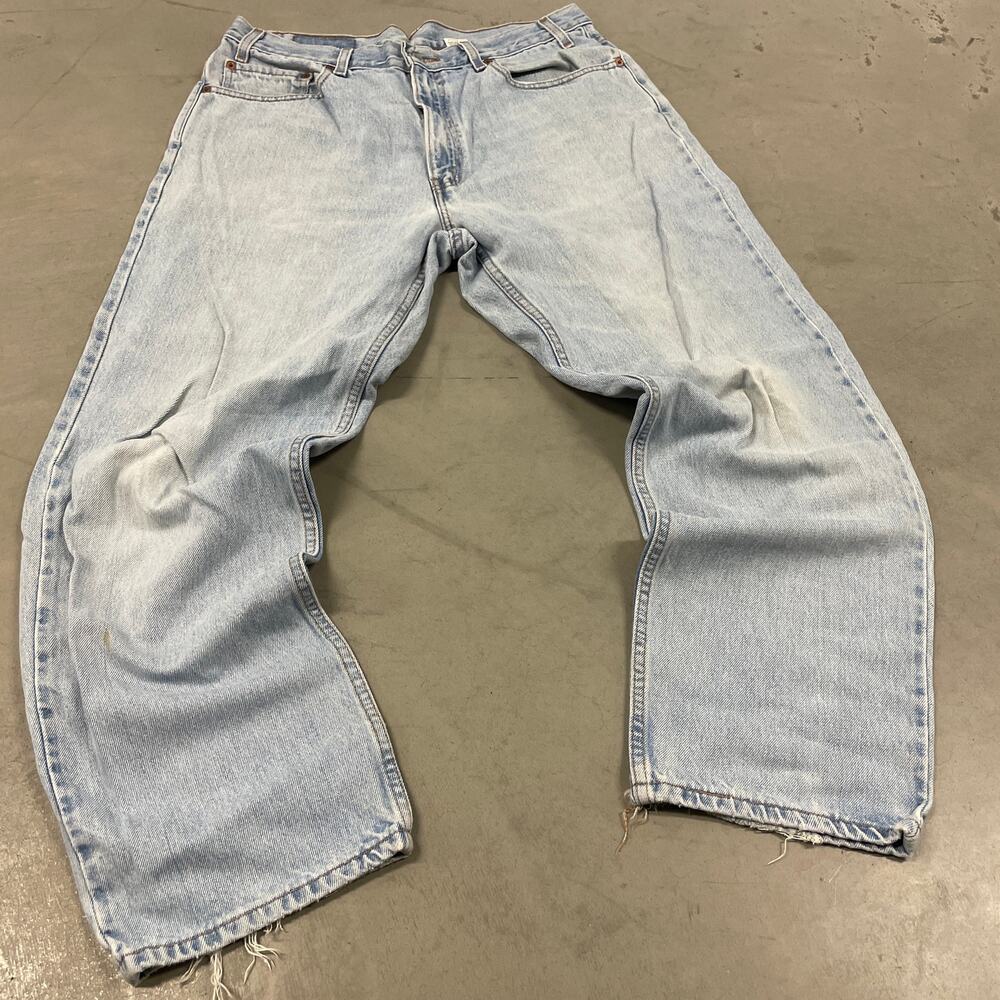 90s vintage baggy paper tab Levi’s 550 jeans 36x30